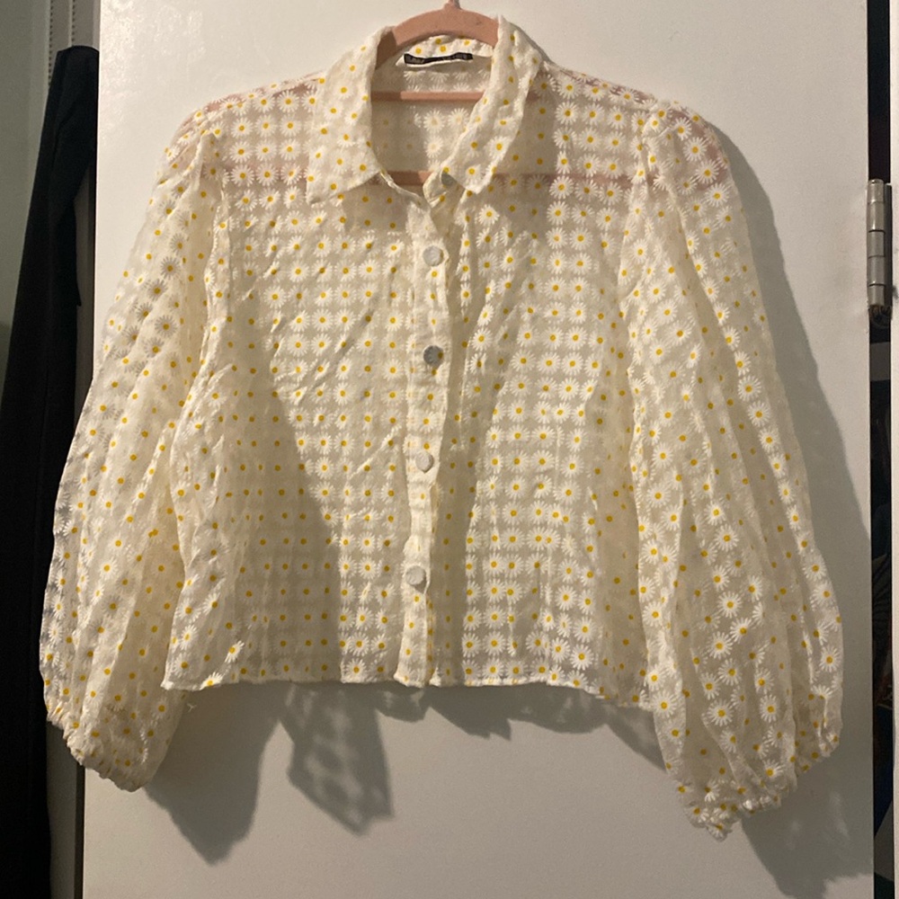 Sheer Daisy Blouse